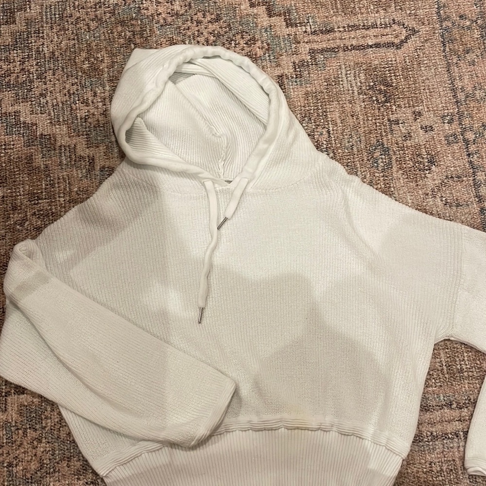 White hoodie